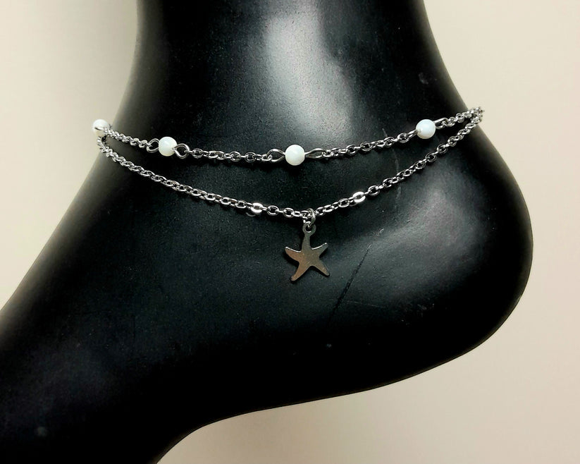 Double row Anklet