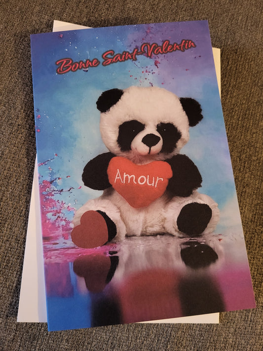 Bonne Saint-Valentin - Petit panda amour