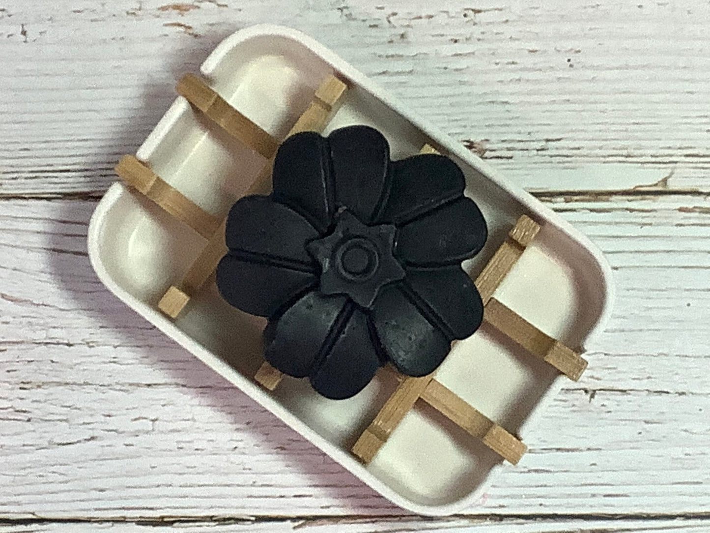 Activated charcoal soap for the face