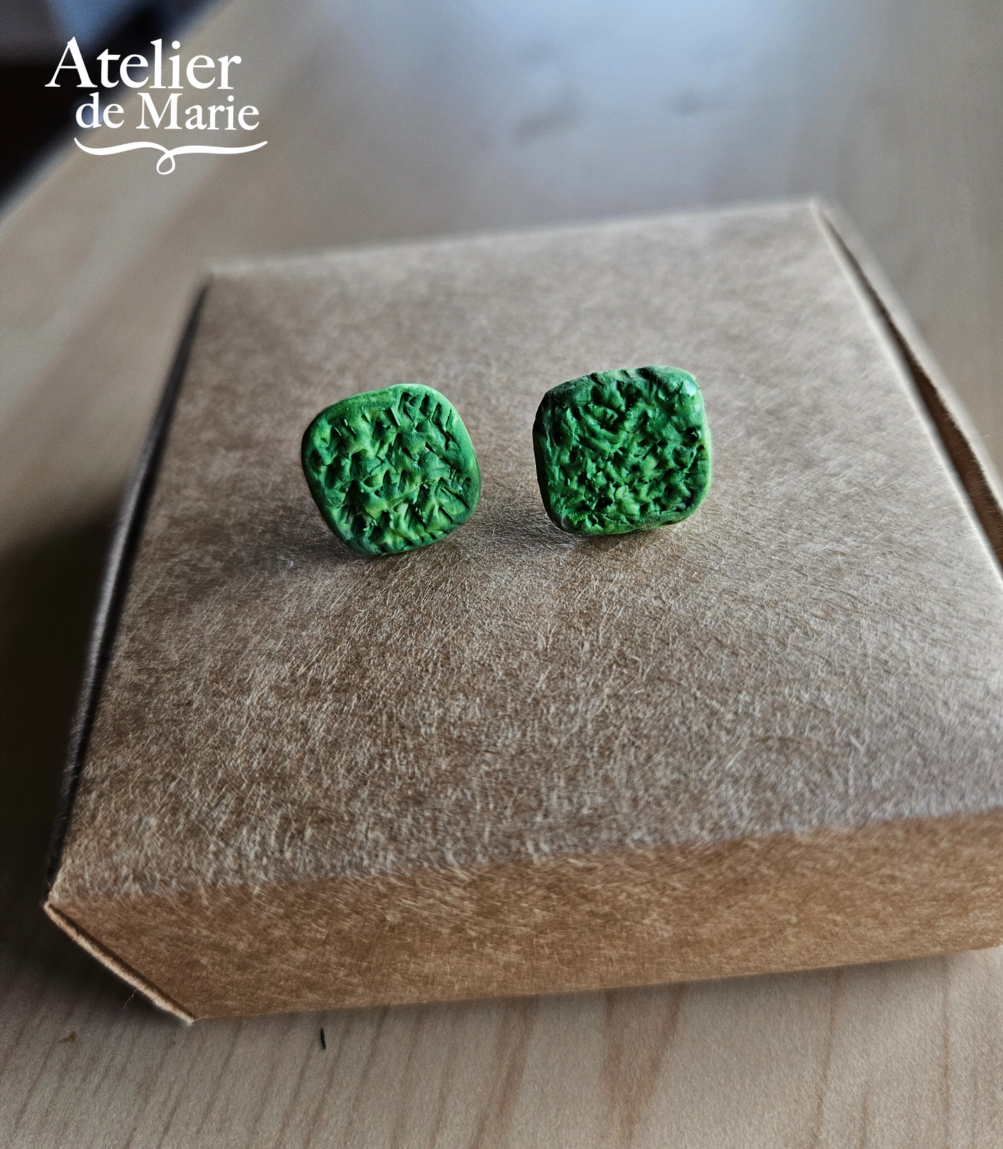 Polymer clay earrings