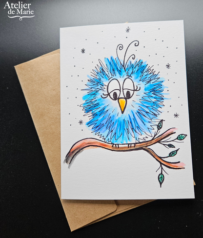 Greeting cards / funny birds