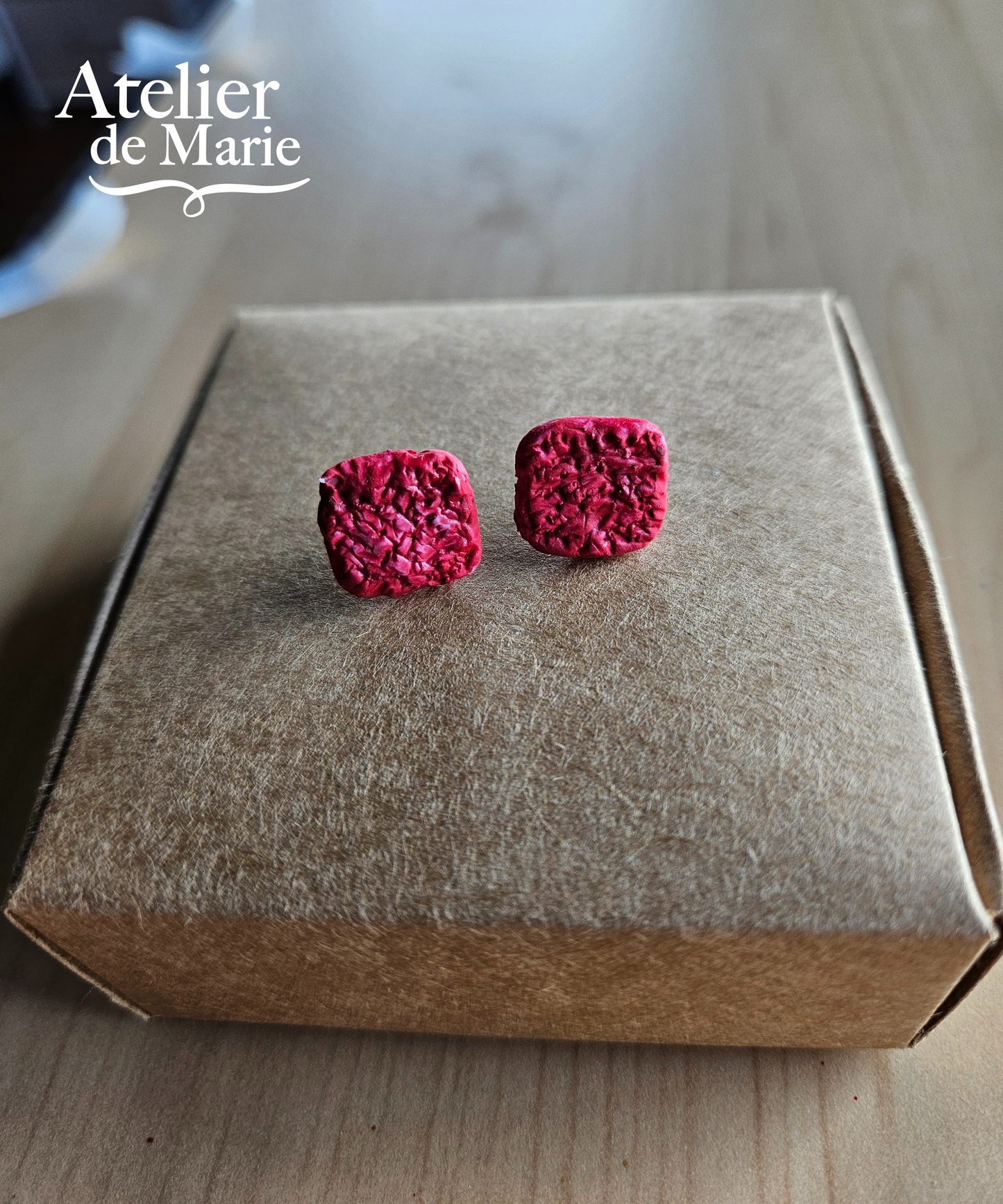 Polymer clay earrings