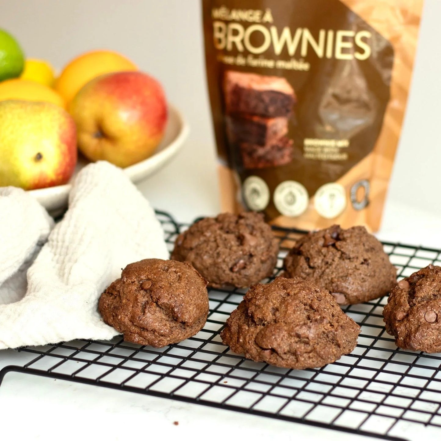 Mélange pour brownie malté