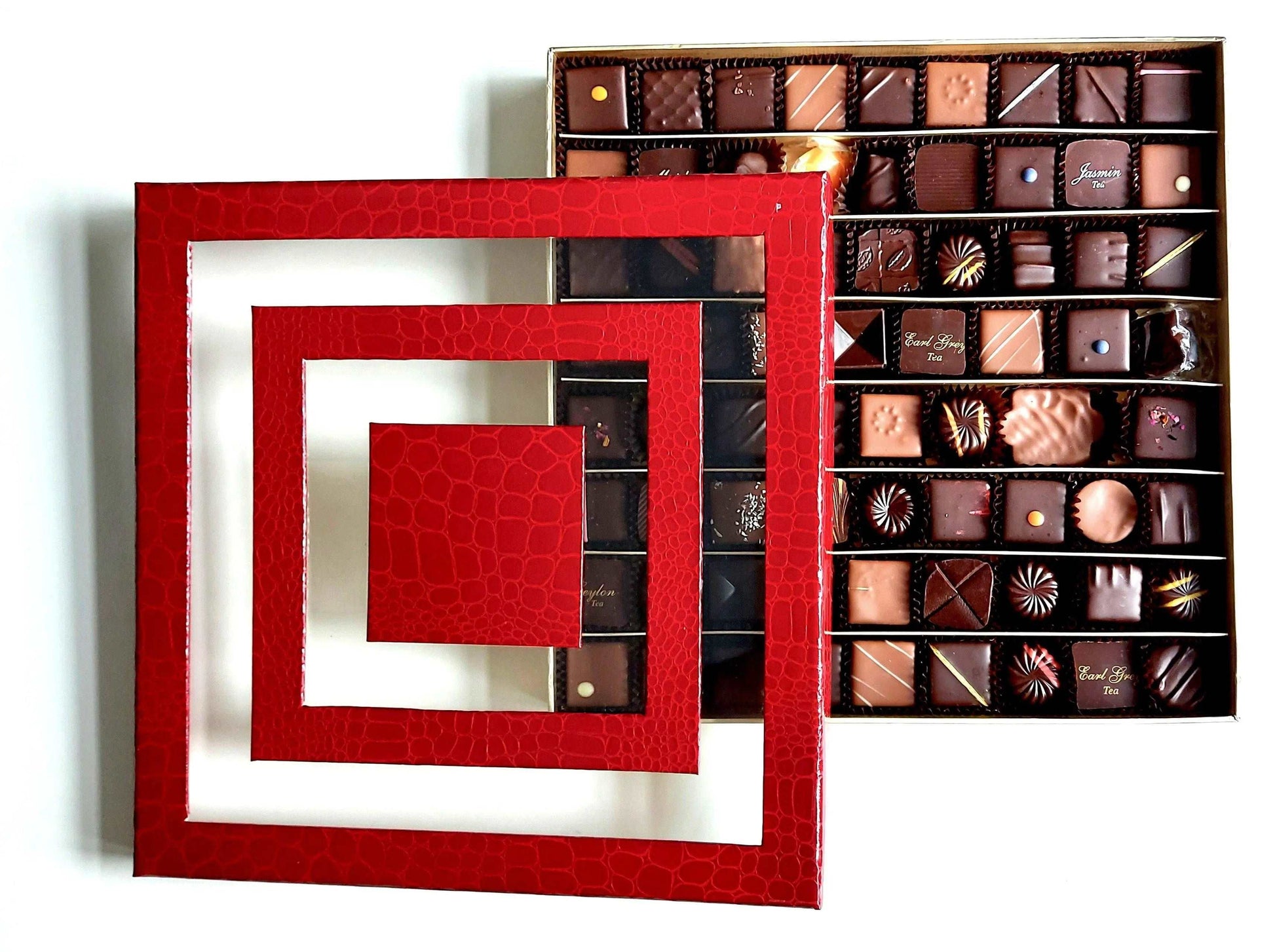 Coffret rouge labyrinthe