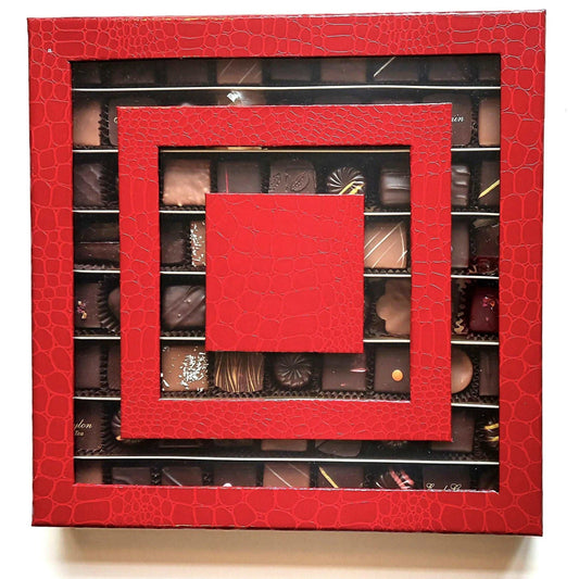 Coffret rouge labyrinthe