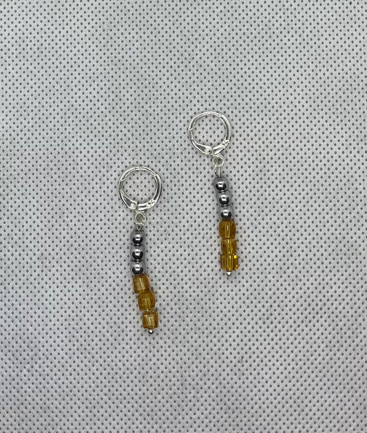 Boucles d'oreilles Topaz-argent