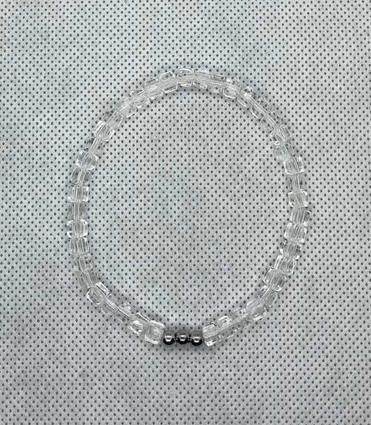 Bracelet Translucide Argent