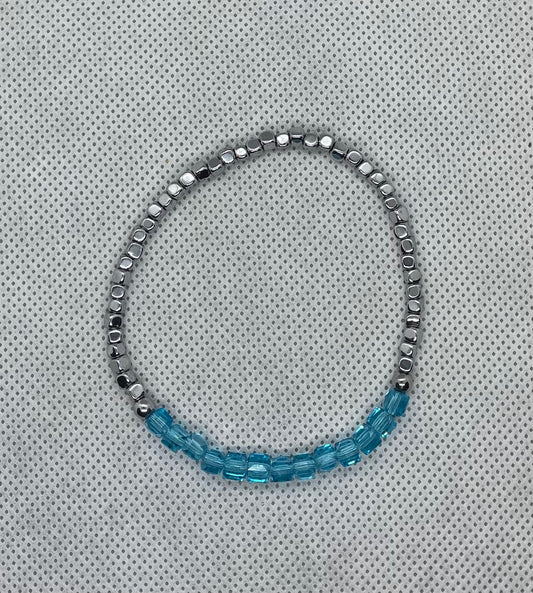 Bracelet Turquoise-Argent