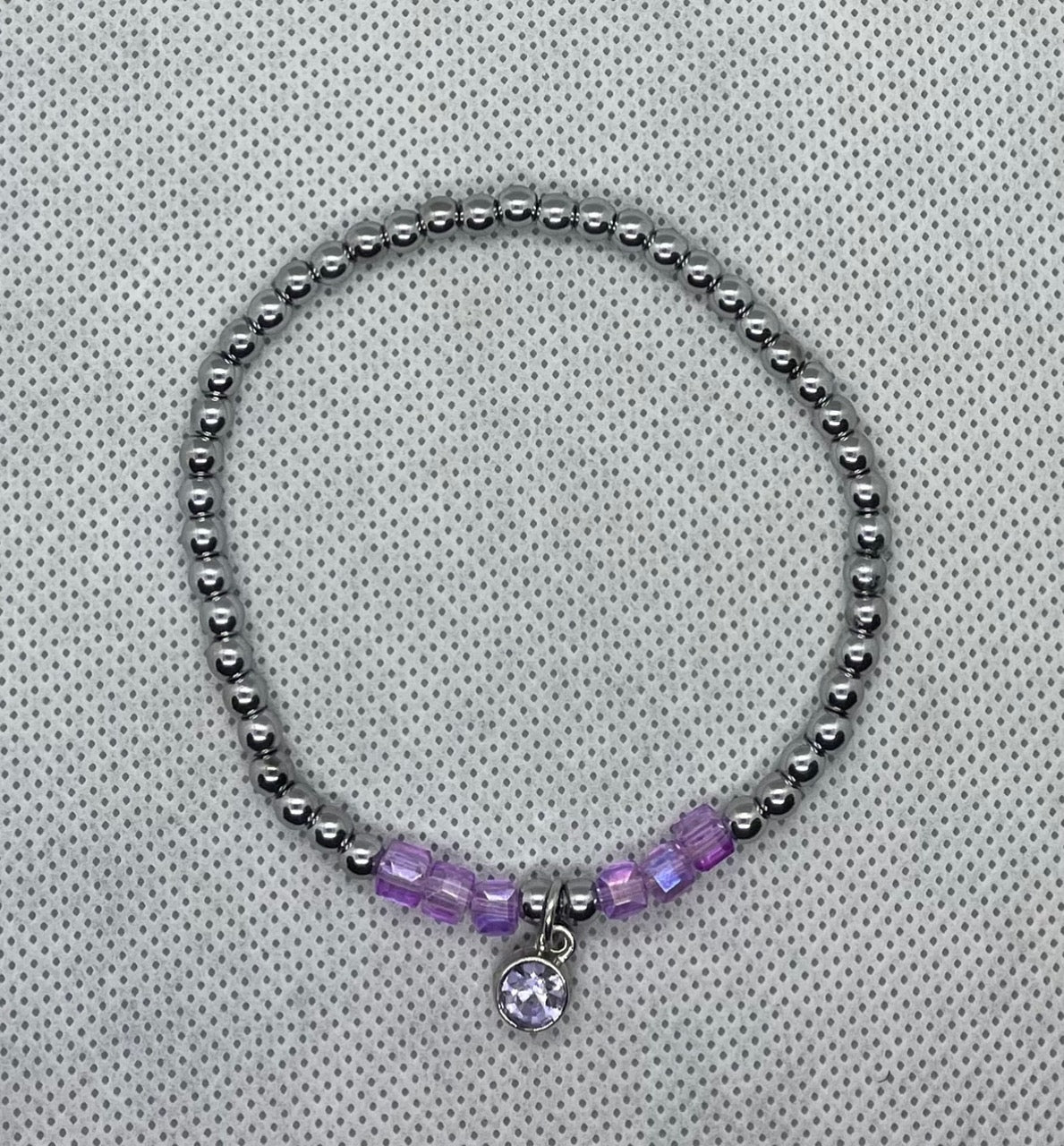 Bracelet Lilas-Argent