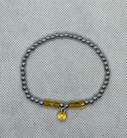 Bracelet Topaz-Argent