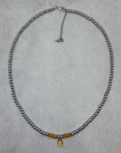 Collier Topaze-argent