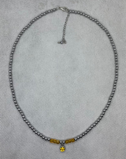 Necklace Topaz-silver