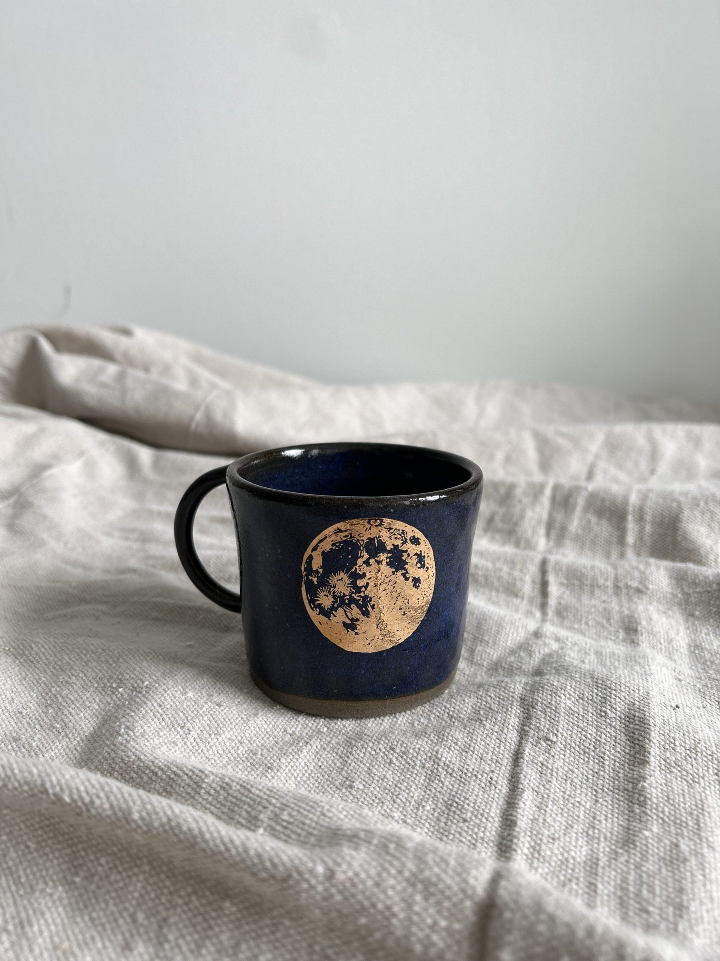 Espresso Mug in Cobalt and Gold