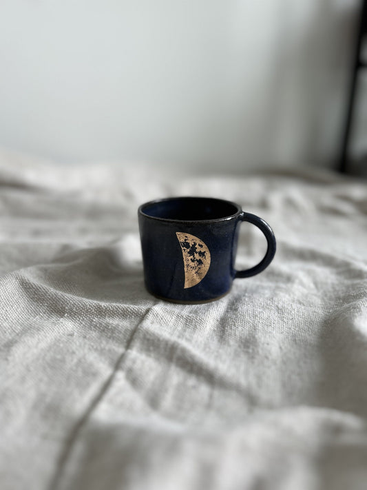 Espresso Mug in Cobalt and Gold