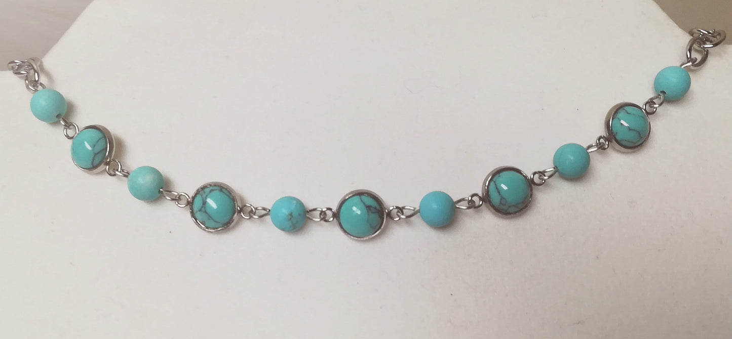 Howlites Turquoise Set