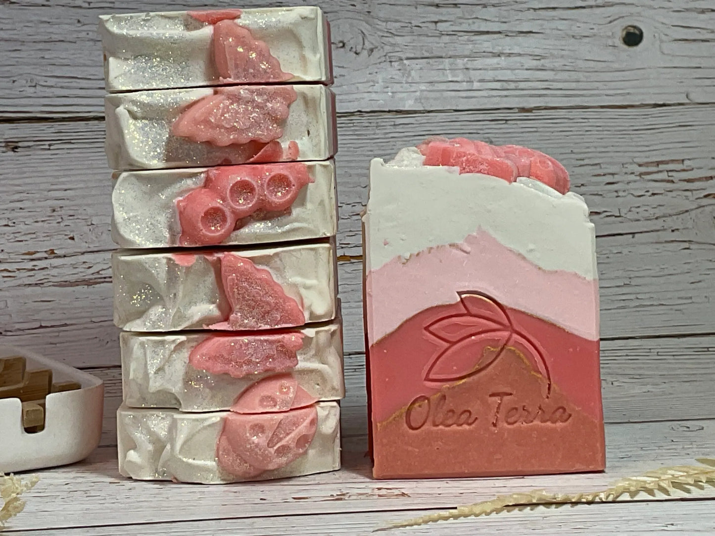 Colored and scented soaps