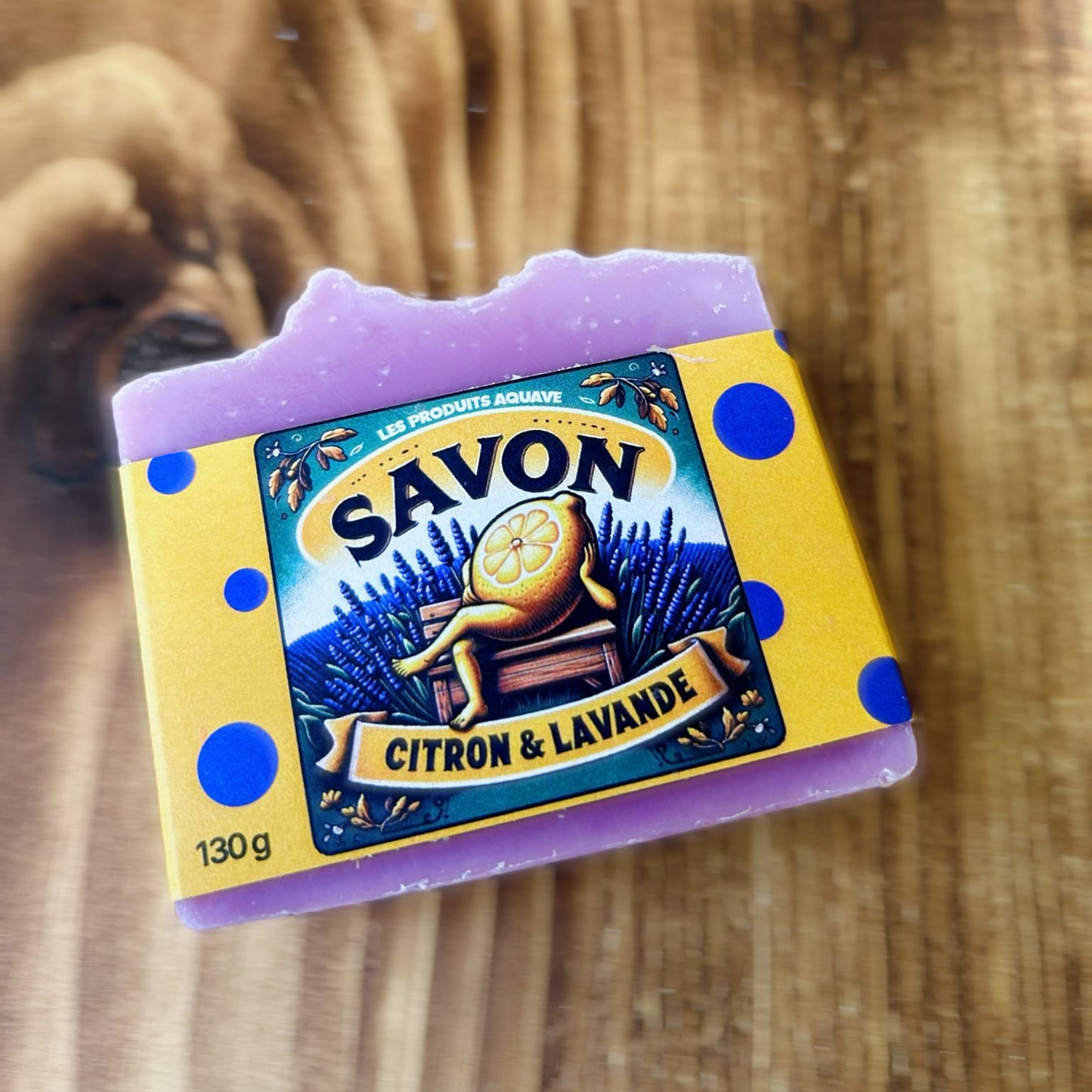 Handmade Lemon-Lavender Soap – Pure Natural Sweetness