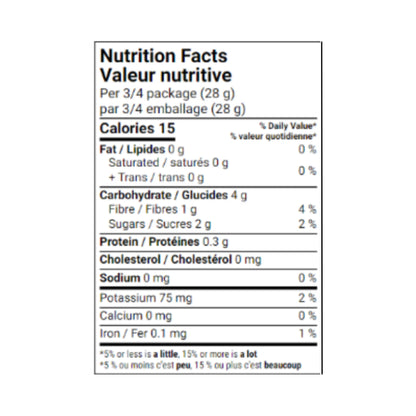 Freeze-dried fruit nuggets