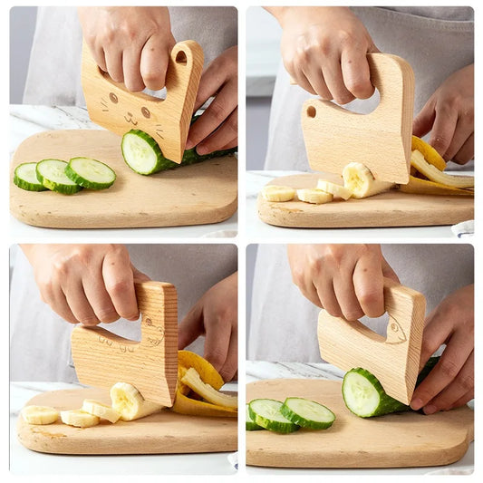 Couteau en bois pour enfants, jouets de cuisine, couteaux de Simulation, coupe de fruits et légumes, cuisine pour enfants, jouet de Simulation, éducation Montessori