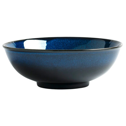 Japanese Blue Kiln Change Ceramic Tableware American Tableware Retro Household Dishes Set Rice Bowl Dishes Restaurant Plate