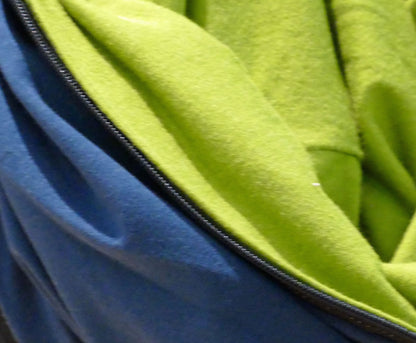 Infinity green lime scarf for women