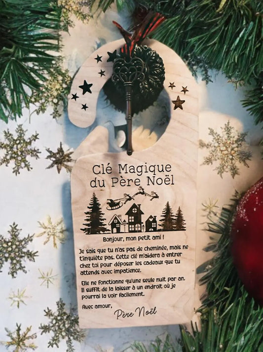 The Magic Key of Santa Claus for a House without Fireplace