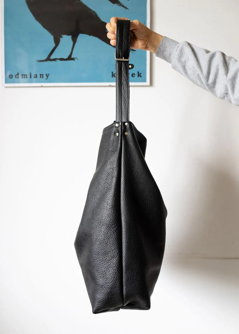 Bi Bag Black Leather tote bag