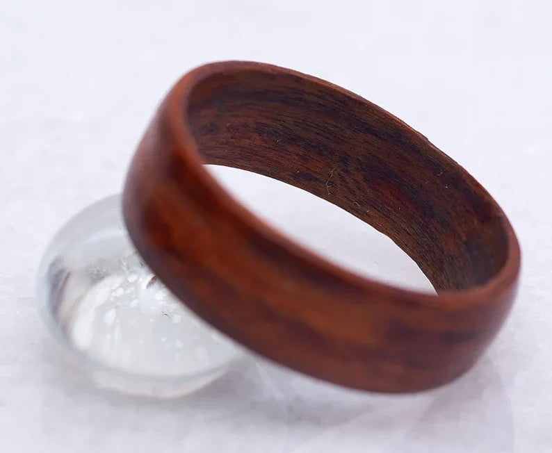 Ring personalized gift, Mens Jewelry Minimalist Ring, String jewelry, Viking wedding ring, Viking engagement ring, Mens viking wedding ring, 5 year anniversary, Gifts for men, Raw gemstone ring, Unique Wood Ring, Solid wood rings , Wooden wedding rings, Minimalist wood ring, 