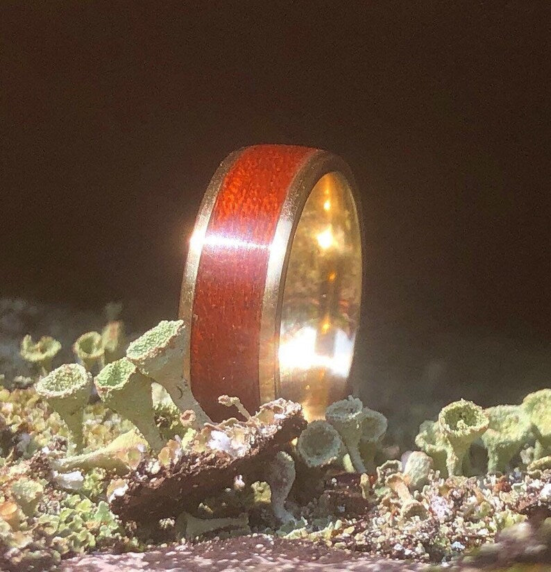 Gold wedding bands for women, Gold wedding ring womens, Unique mens wedding bands, Gold band ring, Gold band wedding, Gold band, Gold band for men, Gold Engagement ring, Engagement rings for men gold, Engagement rings for women gold, Women Wedding Band, Wood engagement rings,  Wooden, 5th Anniversary Gifts, 5 year anniversary, 