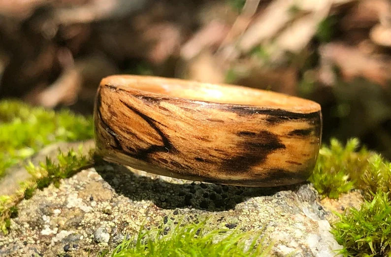 Vintage engagement ring, Anniversary Ring, Wooden engagement ring women, Exotic wood jewelry,  Anxiety rings, Branch ring, Modern ring, His and hers Jewelry, Wooden wedding band, Wooden rings for women, Wooden rings for men, Vintage inspired, Handmade engagement, 