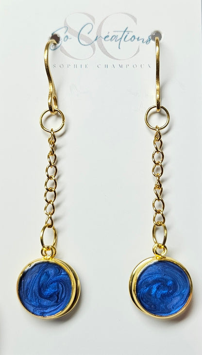 Blue Twins | earrings