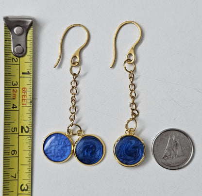 Blue Twins | earrings