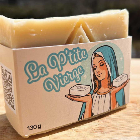 La p'tite Vierge – Savon naturel à base de beurre de karité sans parfum